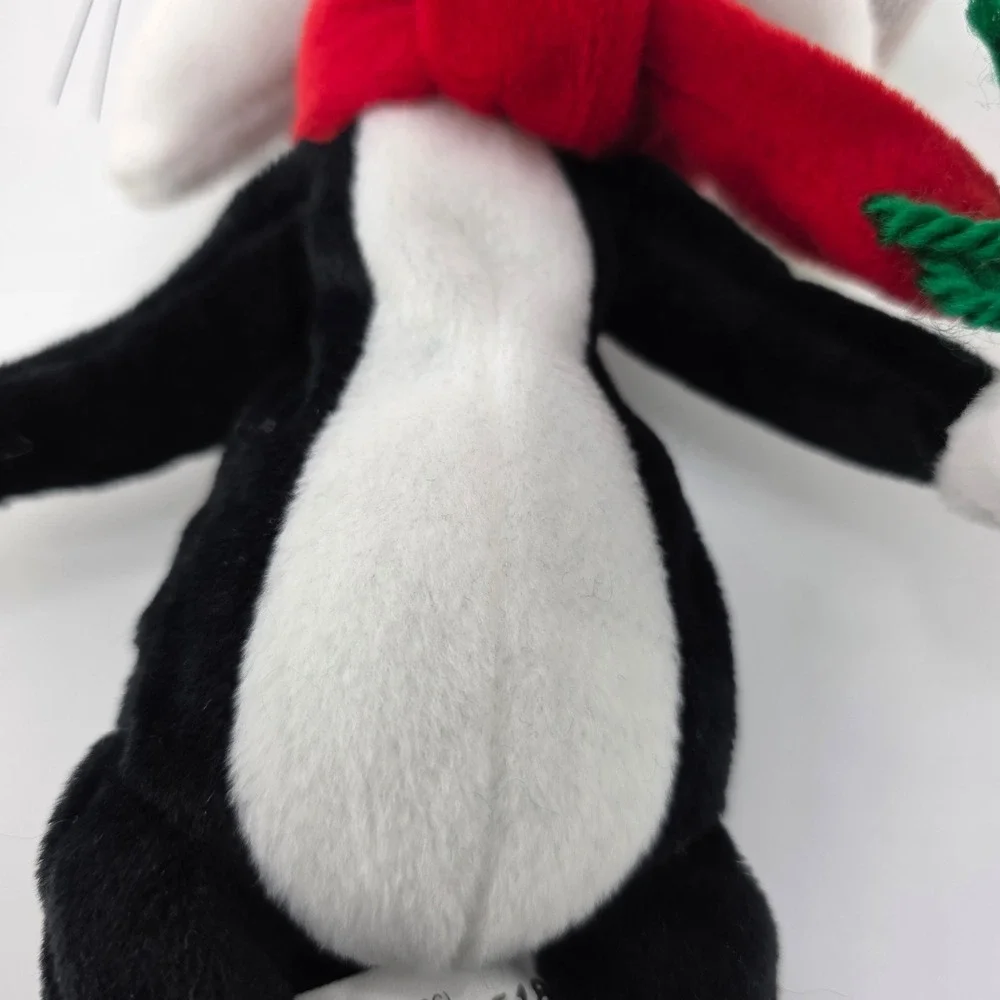 Warner Bros Sylvester‎ Santa Bean Bag Plush Vintage 1998 NWT